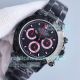 Super Replica Rolex Blaken Daytona Extra Thin Matte Black Watch Pink Markers (2)_th.jpg